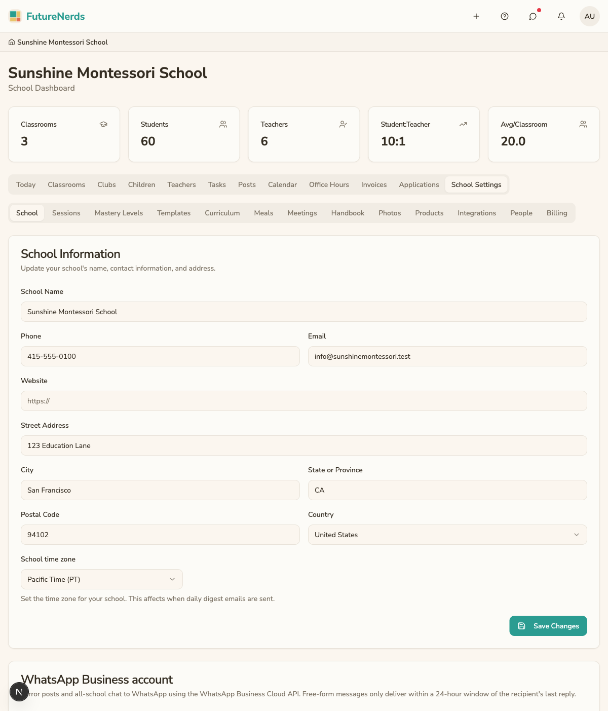 School settings
