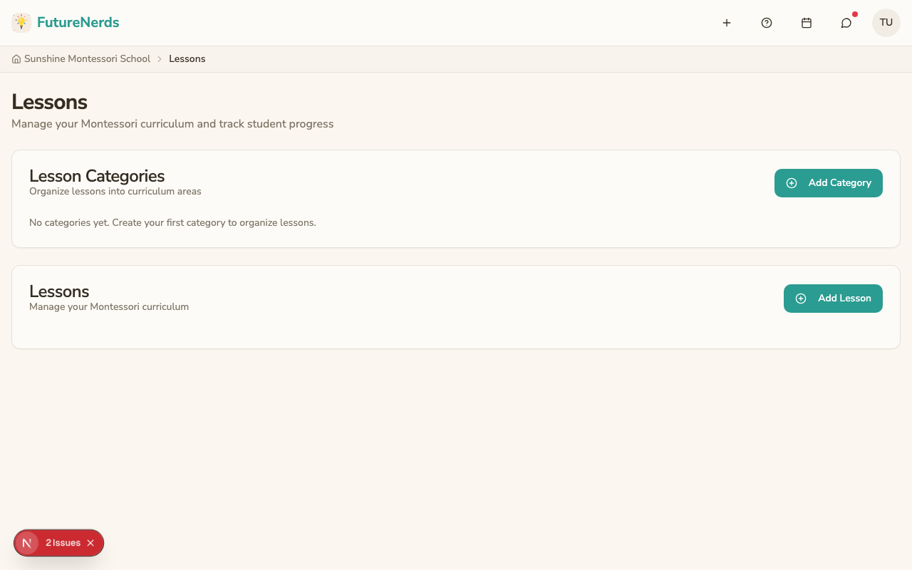 Curriculum library with competencies